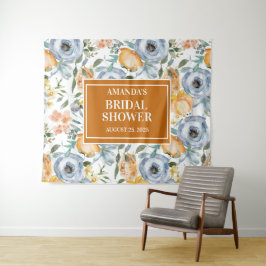 Elegant Waterverf Wedding Photo Booth Backdrop Wandkleed