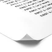 Elegant Waterverf Wedding Seating Chart Poster (Hoek)