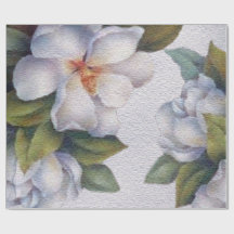 Elegant Waterverf White Magnolia Flower