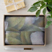 Elegant Waterverf White Magnolia Flower Tissuepapier (Geschenk)