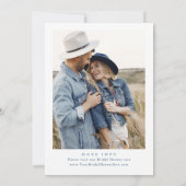 Elegant Waterverf Wild Flowers Vrijgezellenfeest Kaart (Achterkant)