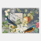 Elegant Waterverf Wilde bloem Tuin Vintage Inpakpapier Vel (Voorkant 2)