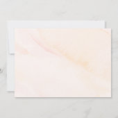 Elegant Waterverf Wilde bloemen Vrijgezellenfeest Kaart (Achterkant)