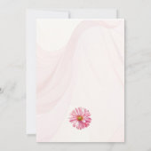 Elegant Waterverf Wildflower Garden Wedding Kaart (Achterkant)