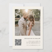 Elegant Waterverf Wildflower Garden Wedding Save The Date (Achterkant)