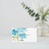 Elegant Waterverf Wildfowers Professional Visitekaartje (Staand voorkant)