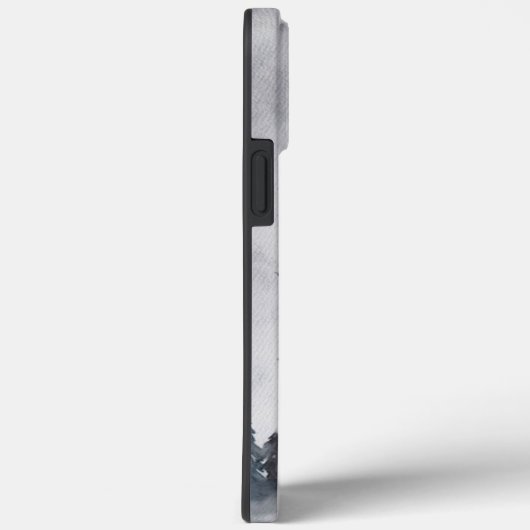 Elegant Waterverf Winter American Robin Case-Mate iPhone Case (Achterkant / Rechts)