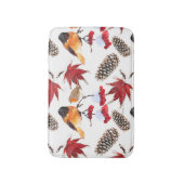 Elegant Waterverf Winter Pattern Badmat (Voorkant Verticaal)