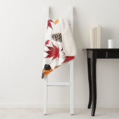 Elegant Waterverf Winter Pattern Sherpa Deken (In situ)