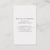 Elegant Waterverf Yoga Meditation Pose om Symbol Visitekaartje (Achterkant)