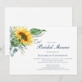 Elegant Waterverf Zonnebloem Vrijgezellenfeest Kaart (Voorkant / Achterkant)