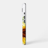 Elegant Waterverf Zonnebloemen, gepersonaliseerd iPhone 16 Hoesje (Linkerkant)