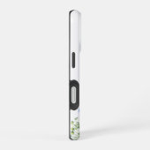 Elegant Waterverf Zonnebloemen, gepersonaliseerd iPhone 16 Hoesje (Rechterkant)