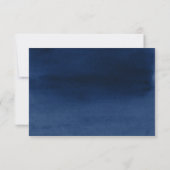 Elegant Waterverf Zonnebloemen RSVP Kaartje (Achterkant)