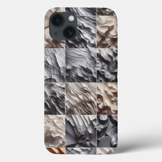 Elegant Wave Texture Phone Case - Sophisticated (Achterkant)