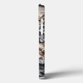 Elegant Wave Texture Phone Case - Sophisticated (Achterkant / Links)