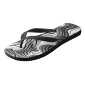 Elegant Waves Fabric Design 1 Teenslippers (Schuin)