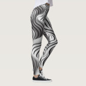 Elegant Waves Fabric Design 3 Leggings (Rechts)