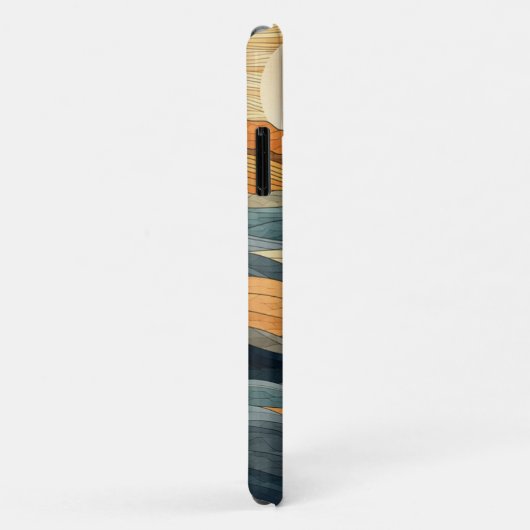 Elegant Waves iPhone hoesje (Achterkant/rechts)