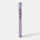 Elegant Wavy Abstract Pattern iPhone Case Hoesje (Linkerkant)