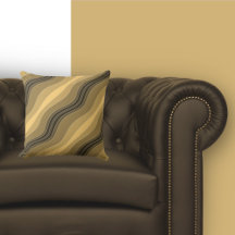 Elegant Wavy Lines Pattern Sandy Brown