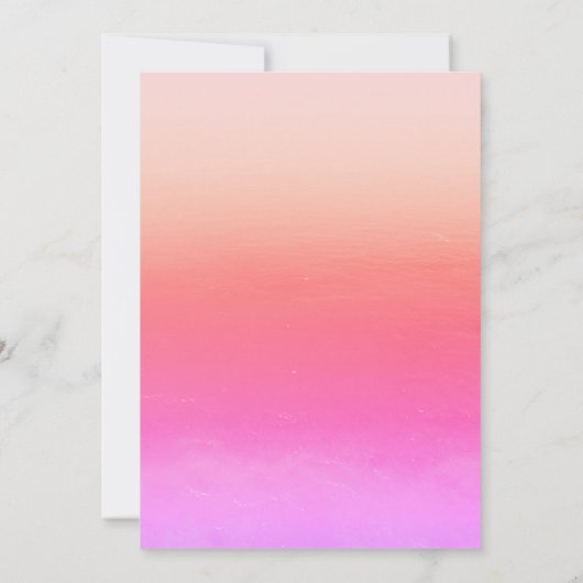 Elegant we doen een soennitisch tropisch palmstran kaart (Achterkant)