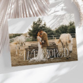  Elegant We Eloped Bruiloft Foto Aankondiging