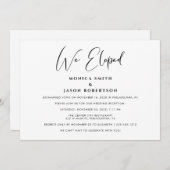 Elegant We hebben bruiloft ontdekt Aankondiging (Voorkant / Achterkant)