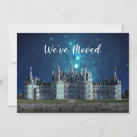 Elegant We hebben 's nachts een nieuw thuiskasteel Aankondiging (Voorkant)