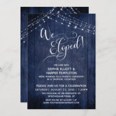 Elegant We hebben Typografie en lampjes gemaakt, m Kaart (Voorkant / Achterkant)