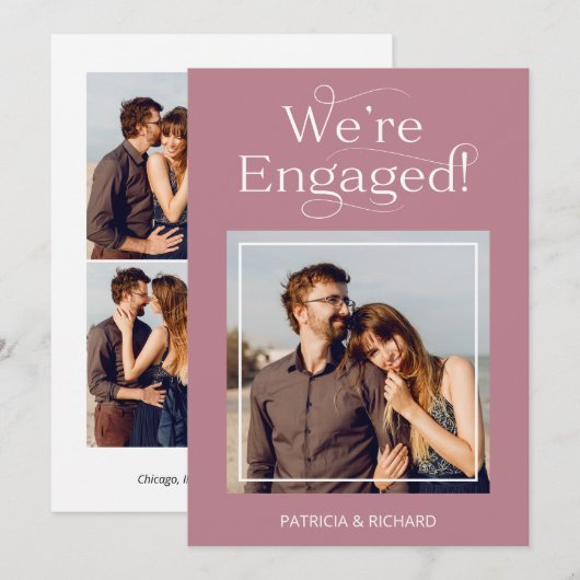 Elegant We zijn betrokken bij de aankondiging van  (Voorkant / Achterkant)