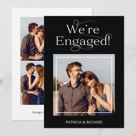 Elegant We zijn betrokken bij de aankondiging van (Voorkant / Achterkant)