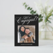 Elegant We zijn betrokken bij de aankondiging van  Briefkaart (Staand voorkant)