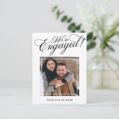 Elegant We zijn betrokken bij de aankondiging van  Briefkaart (Staand voorkant)