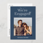 Elegant We zijn een aanklacht tegen Verloving Briefkaart (Voorkant / Achterkant)