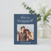 Elegant We zijn een aanklacht tegen Verloving Briefkaart (Staand voorkant)