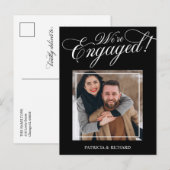 Elegant We zijn een aanklacht tegen Verloving Briefkaart (Voorkant / Achterkant)