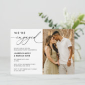 Elegant We zijn een partij voor Fotoservice Kaart (Staand voorkant)