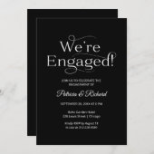 Elegant We zijn een uitnodiging van de Engagement  (Voorkant / Achterkant)