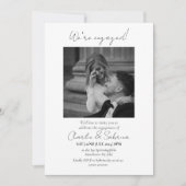 Elegant We zijn een uitnodiging van de Engagement (Voorkant)