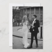 Elegant We zijn een uitnodiging van de Engagement (Achterkant)