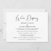 Elegant We zijn uitnodigen voor weddenschappen Aankondiging (Voorkant)