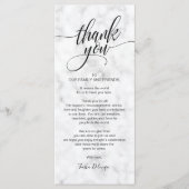 Elegant Weddenschap Bedankt dat je een vaste kaart (Voorkant)