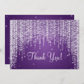 Elegant Weddenschap Bedankt voor je opmerking Nigh (Voorkant / Achterkant)