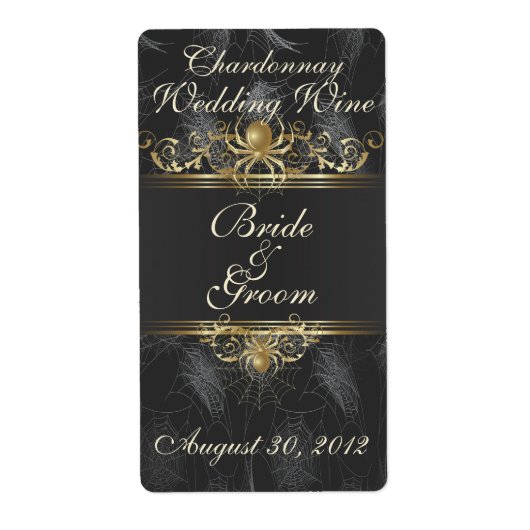 Elegant weddenschap etiket (Voorkant)
