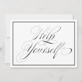 Elegant Weddenschap Help jezelf (Voorkant)