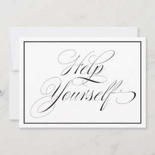 Elegant Weddenschap Help jezelf