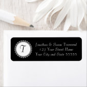 Elegant Weddenschap Return Address Label (Insitu)