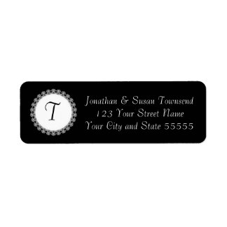 Elegant Weddenschap Return Address Label