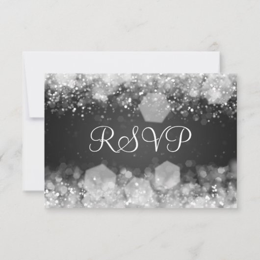 Elegant Weddenschap RSVP Sparging Night Black (Achterkant)